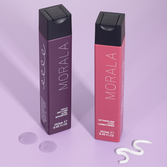 Lightweight shampoo cleanser and moisturising conditioner